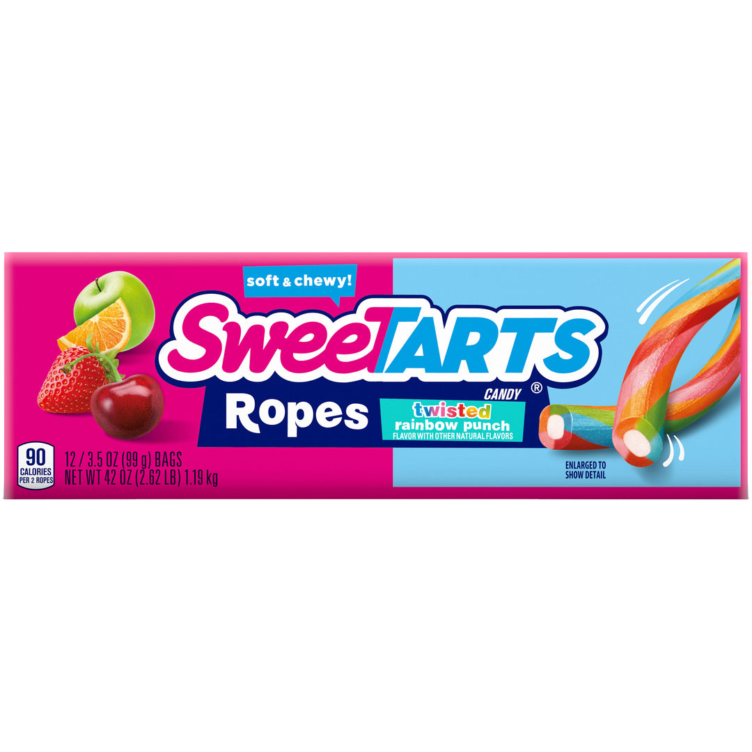 Sweetart Rainbow Twists Share Pack-3.5 oz.-12/Box-4/Case