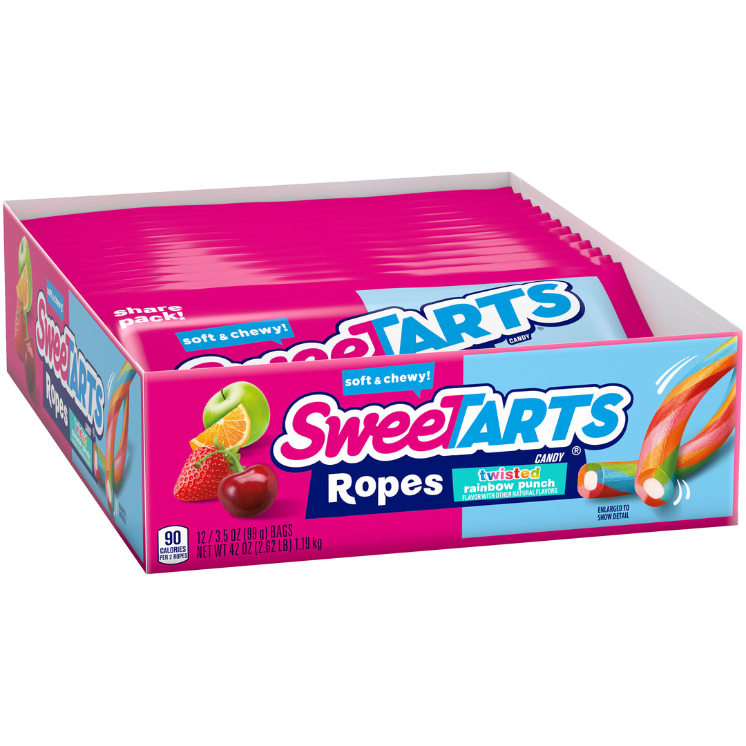Sweetart Rainbow Twists Share Pack-3.5 oz.-12/Box-4/Case