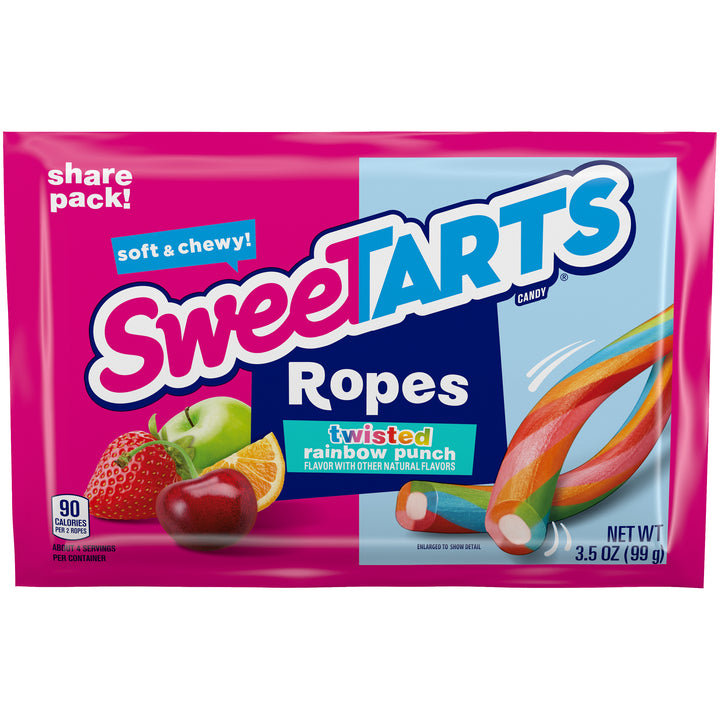 Sweetart Rainbow Twists Share Pack-3.5 oz.-12/Box-4/Case