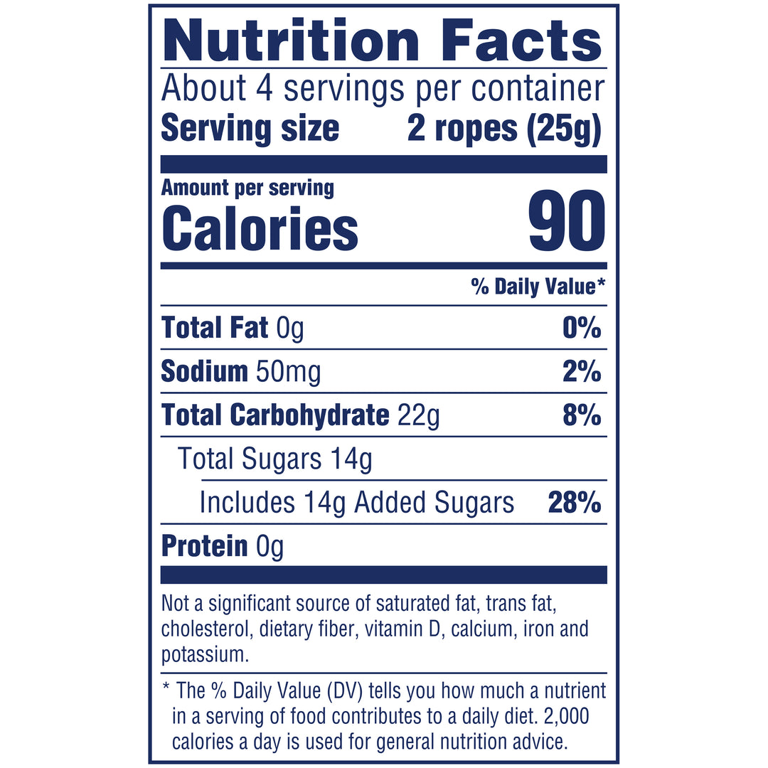 Sweetart Rainbow Twists Share Pack-3.5 oz.-12/Box-4/Case