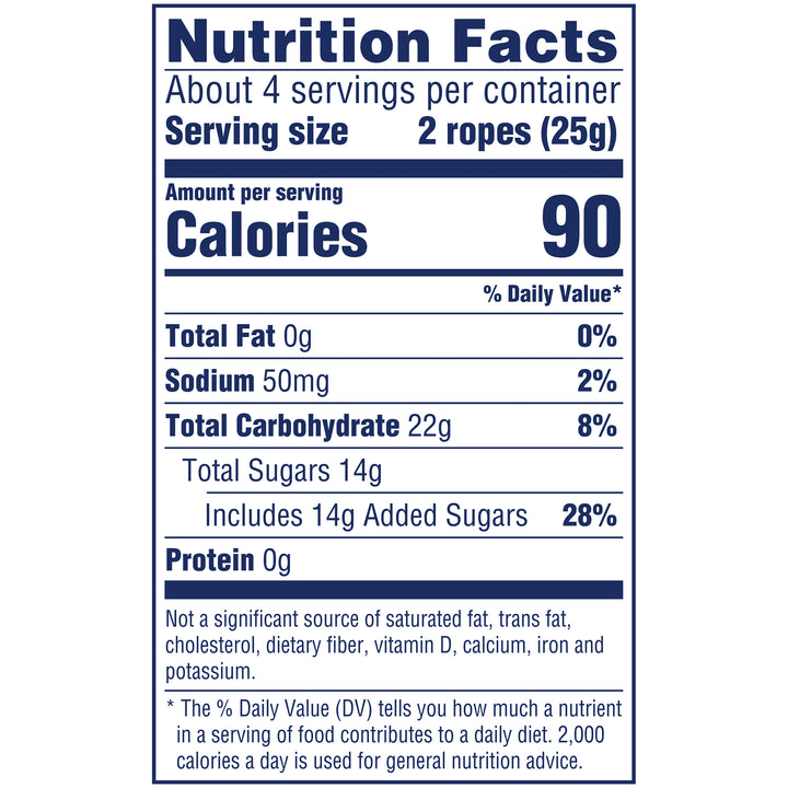 Sweetart Rainbow Twists Share Pack-3.5 oz.-12/Box-4/Case