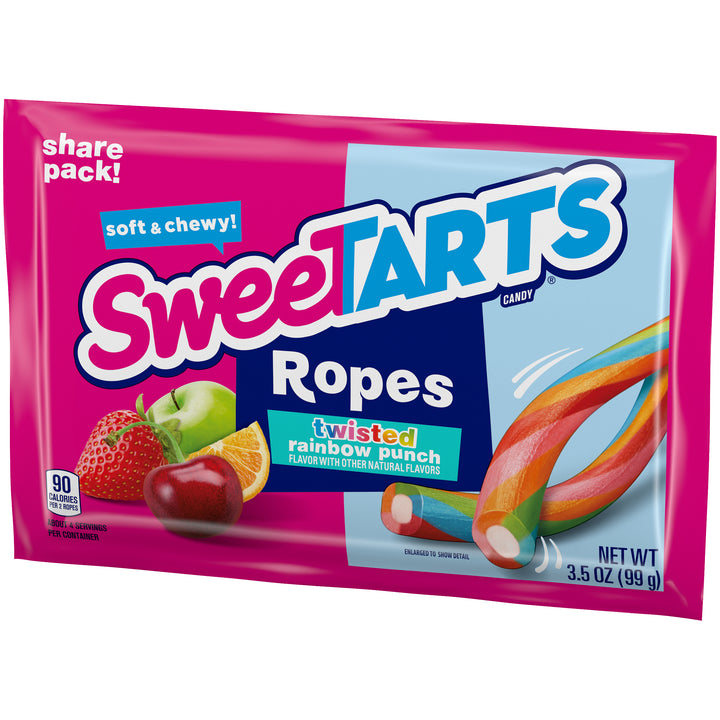 Sweetart Rainbow Twists Share Pack-3.5 oz.-12/Box-4/Case