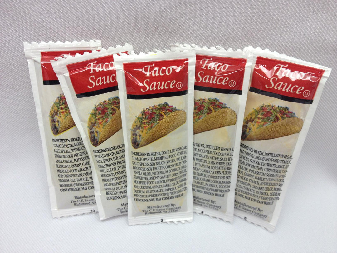 Sauer Taco Sauce-9 Gram-1/Case