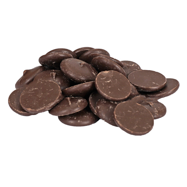 Merckens 3 4% Cocoa Dark Disk Ambrosia-50 lb.-1/Case