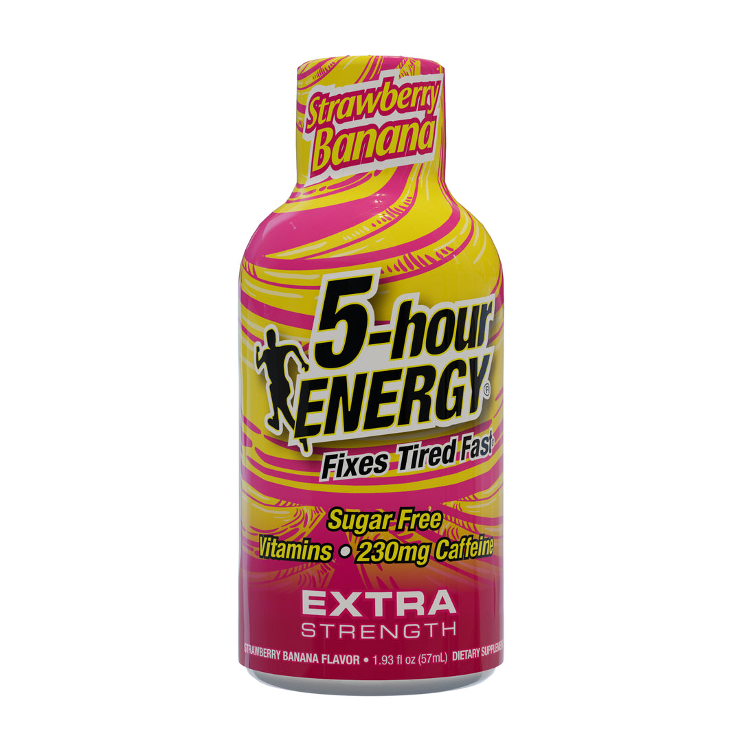 5-Hour Energy Strawberry Banana Extra Strength-1.93 fl oz.s-12/Box-18/Case