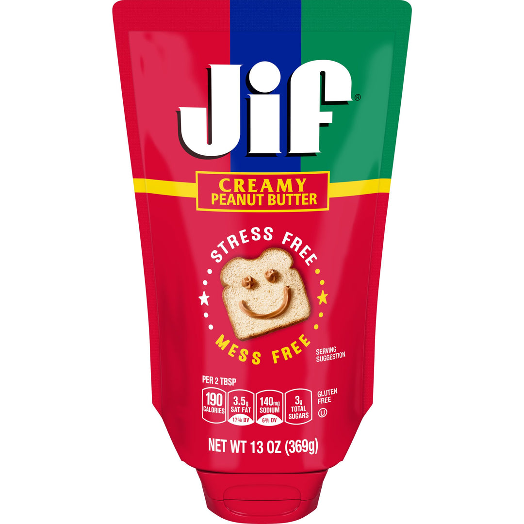 Jif Squeezable Pouch-13 oz.-10/Case