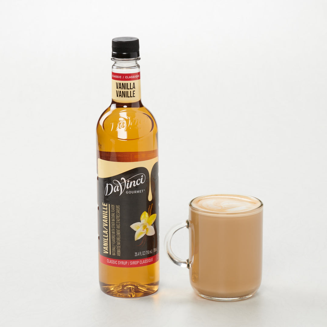 Davinci Gourmet Vanilla Syrup-750 Milliliter-4/Case