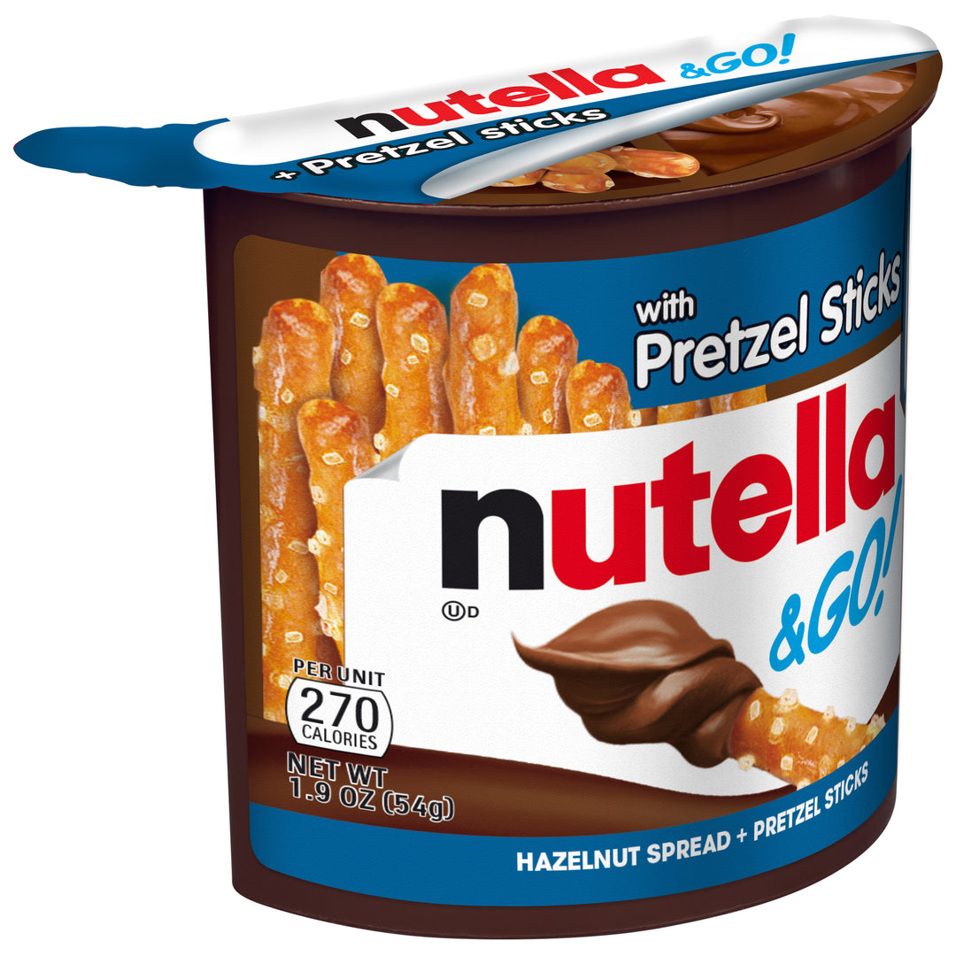 Nutella & Go Hazelnut Spread With Pretzels-1.9 oz.-24/Case