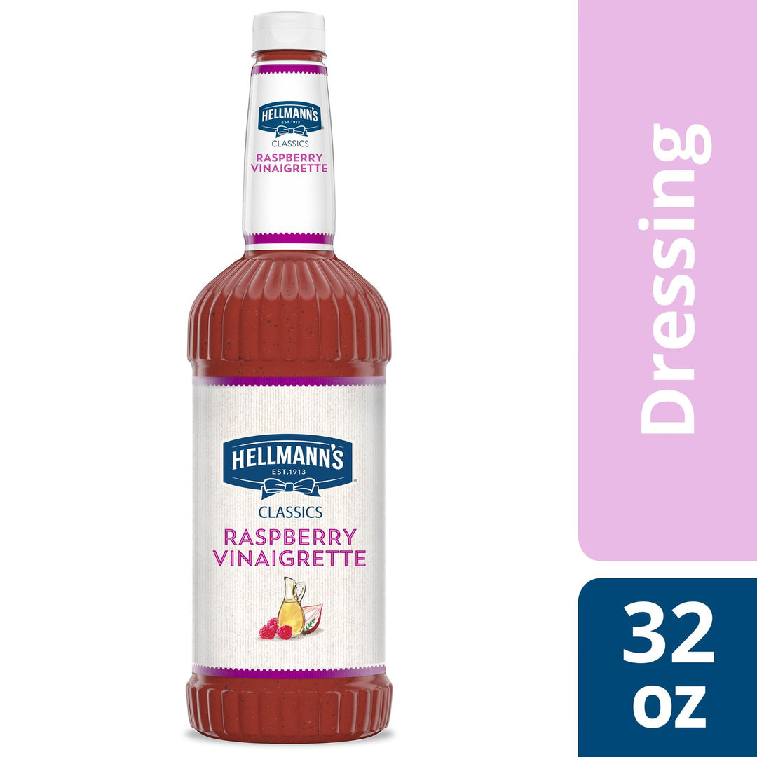 Hellmann's Raspberry Vinaigrette Dressing Bottle-32 Gallon-6/Case