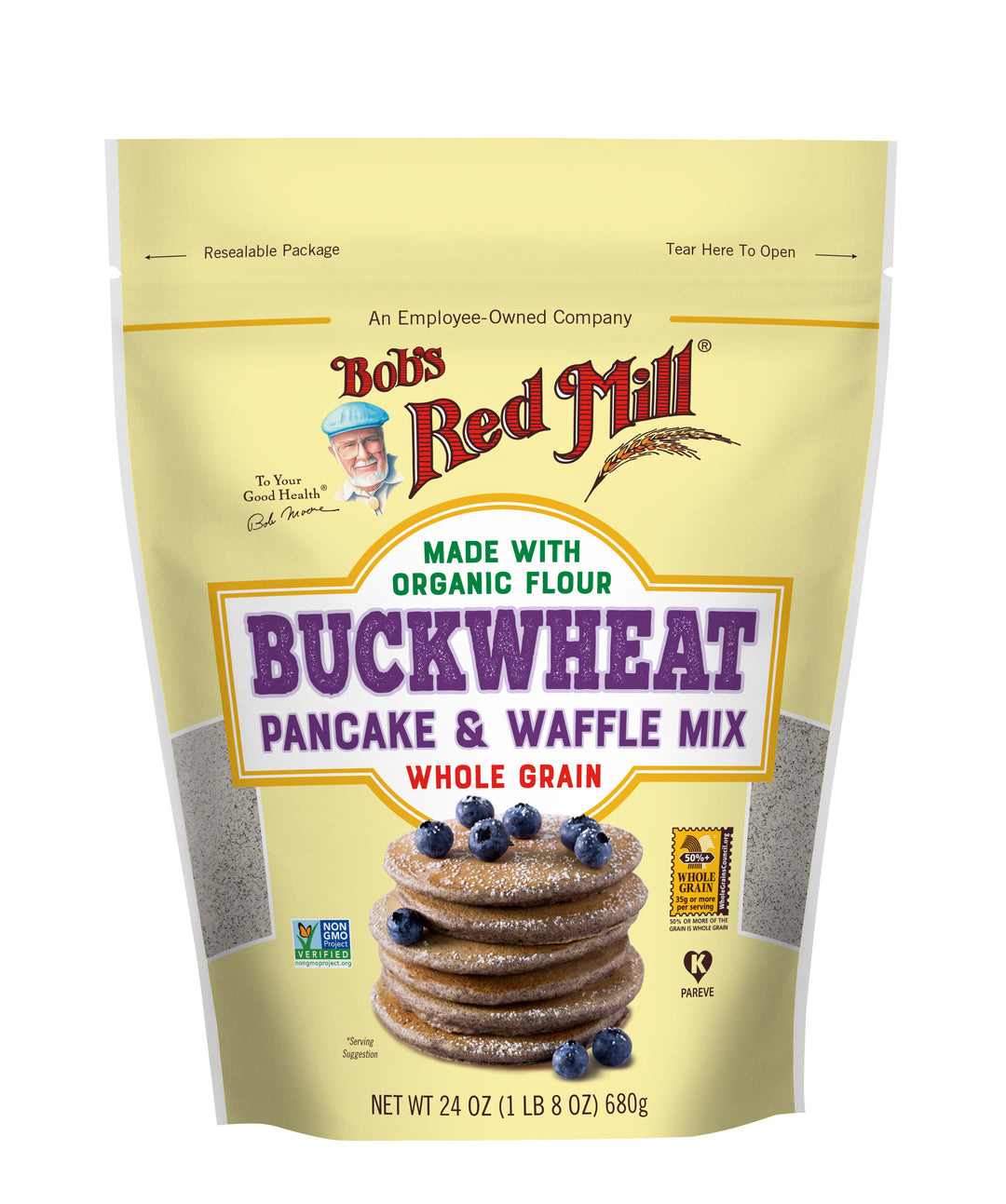 Bob's Red Mill Natural Foods Inc Buckwheat Pancake And Waffle Mix-24 oz.-4/Case