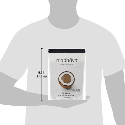 madhava coconut palm sugar Madhava Organic Coconut Sugar-1 lb.-6/Case MPN# 21600-6 – Round Eye Supply