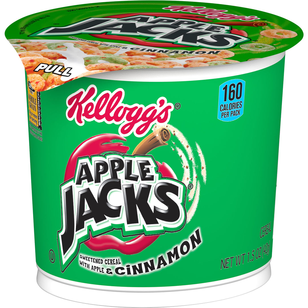 Kellogg Single Serve Apple Jacks Cereal-1.5 oz.-6/Box-10/Case