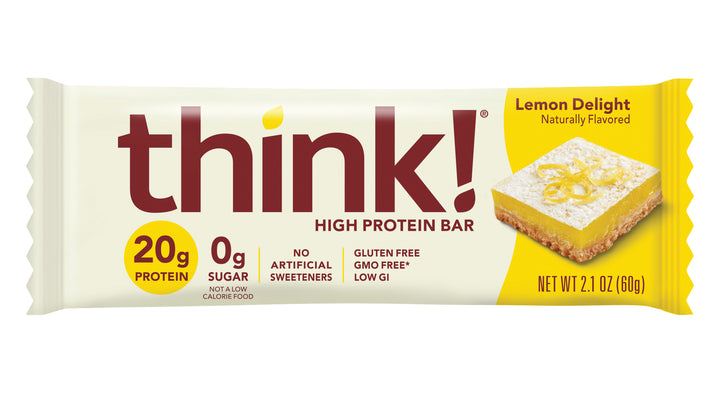Thinkthin Lemon Delight Bar-2.1 oz.-10/Box-12/Case