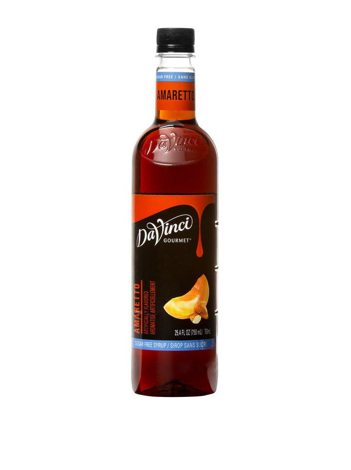 Davinci Gourmet Gourmet Sugar Free Amaretto Syrup-750 Milliliter-4/Case