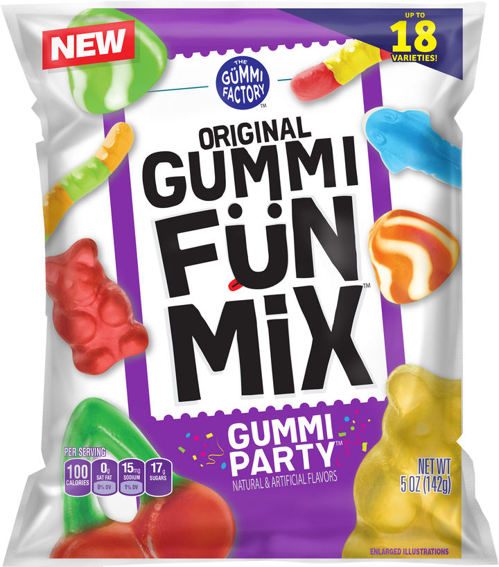 Promotion In Motion Fun Mix Party Gummy Candy-5 oz.-12/Case