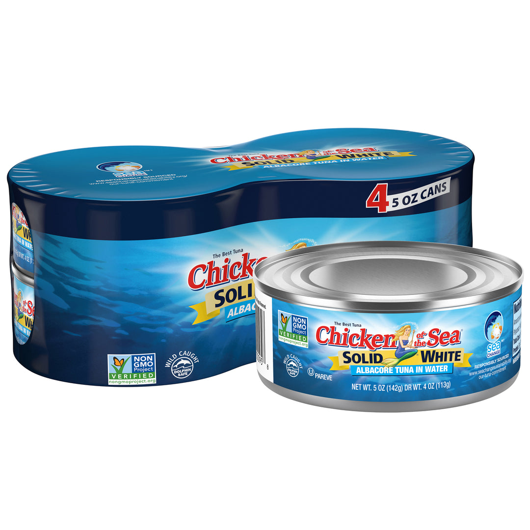 Chicken Of The Sea Solid Albacore Tuna In Water-20 oz.-6/Case