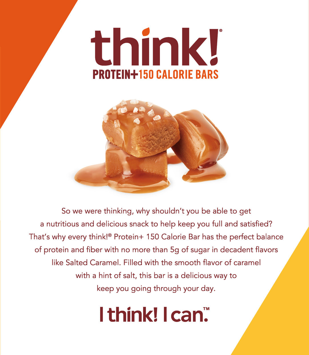 Thinkthin Salted Caramel Protein And Fiber Bars-7.05 oz.-6/Box-4/Case