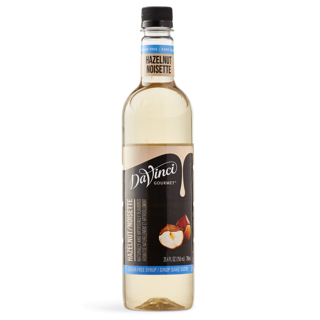 Davinci Gourmet Sugar Free Hazelnut Syrup-750 Milliliter-4/Case