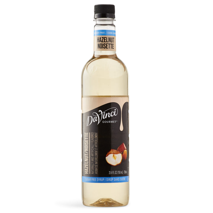 Davinci Gourmet Sugar Free Hazelnut Syrup-750 Milliliter-4/Case