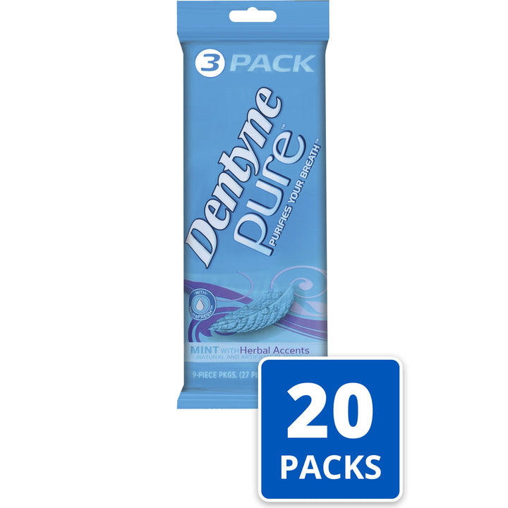 Dentyne Gum Pure With Herbal Accents Multi-Pack-27 Count-20/Case