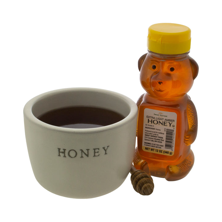 Natural American Foods Bears Honey Bottle-12 oz.-12/Case