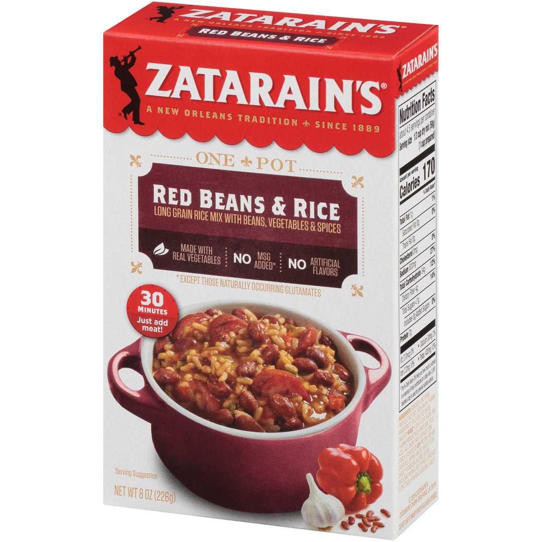 Zatarains Rice With Red Beans-8 oz.-12/Case