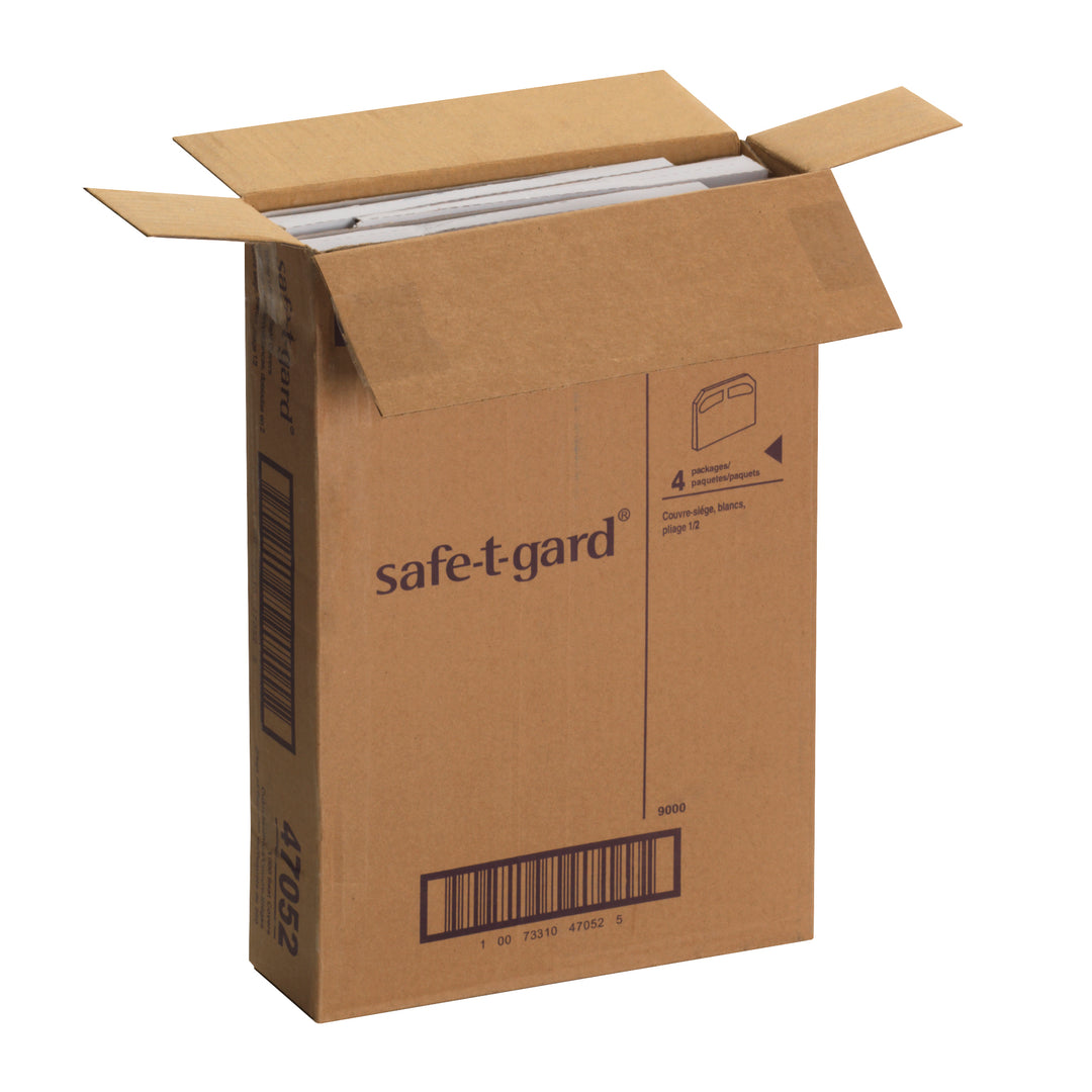 Safe-T-Gard Seat Cover 1/2 Fold White-250 Count-4/Case