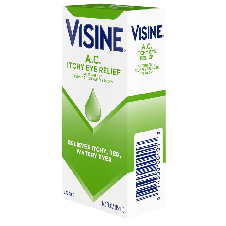 Visine Itchy Eye Relief-0.5 fl oz.-3/Box-12/Case