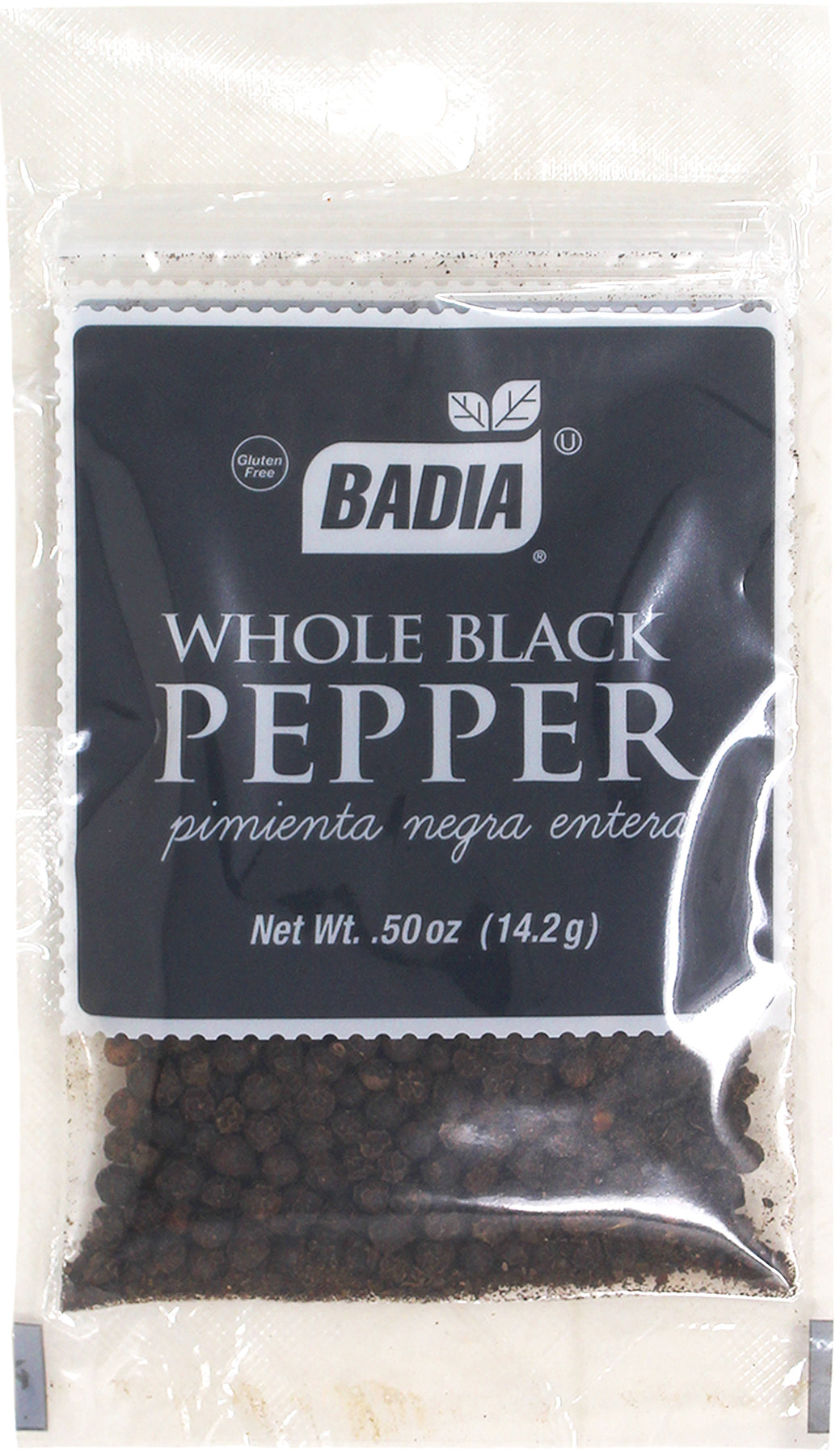 Badia Whole Black Pepper-0.5 oz.-12/Box-48/Case