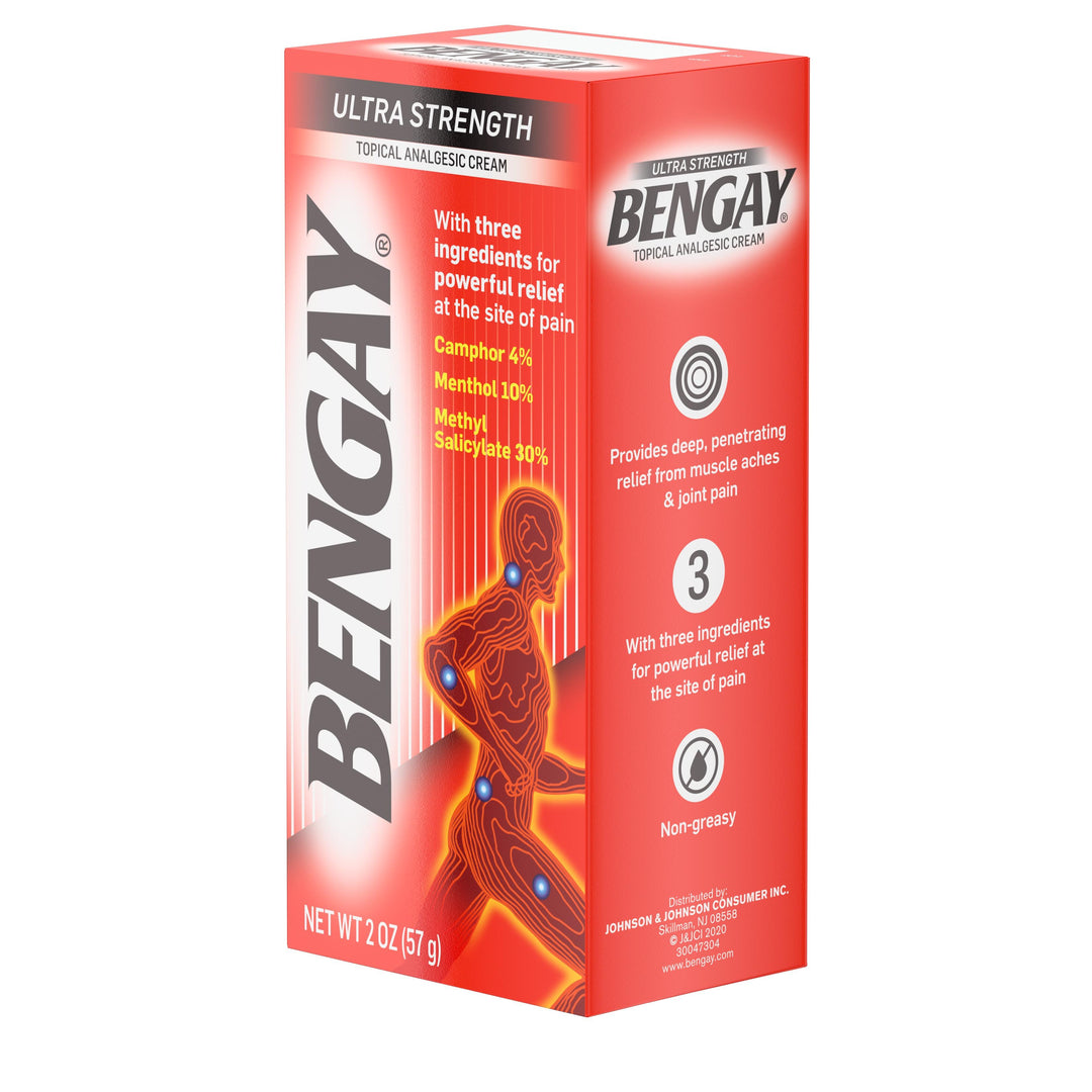 Bengay Ultra Strength Cream-2 oz.-6/Box-6/Case