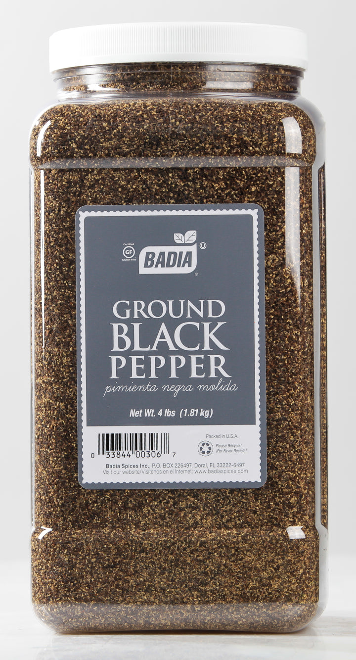 Badia Ground Black Pepper-4 lb.-4/Case
