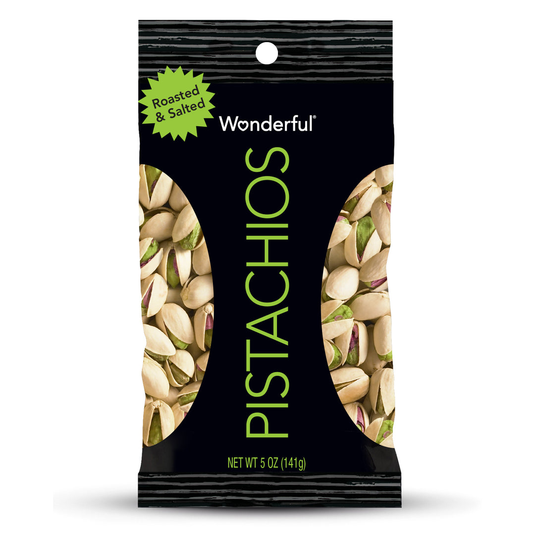 Wonderful Pistachios Roasted & Salted Pistachio-5 oz.-8/Box-3/Case