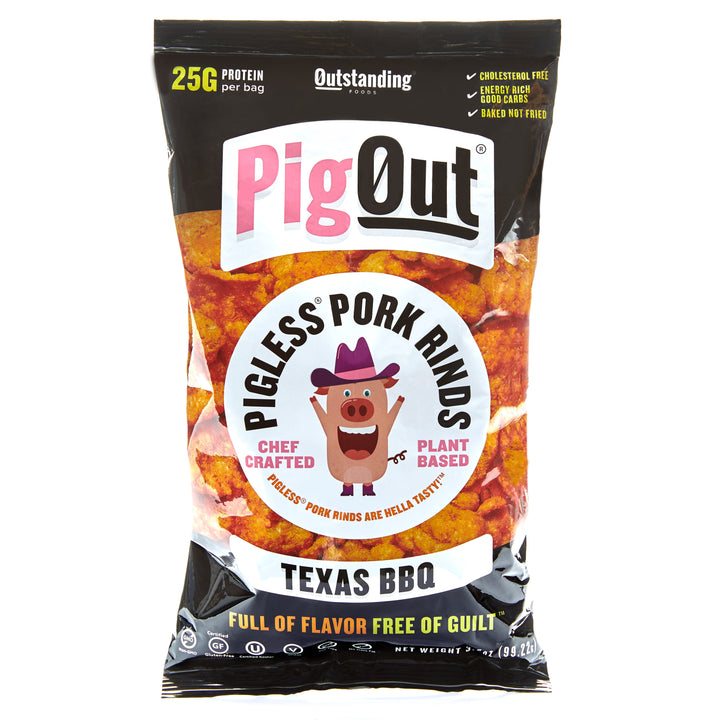 Pigout Crunchies Crunchies Texas Bbq-3.5 oz.-12/Case