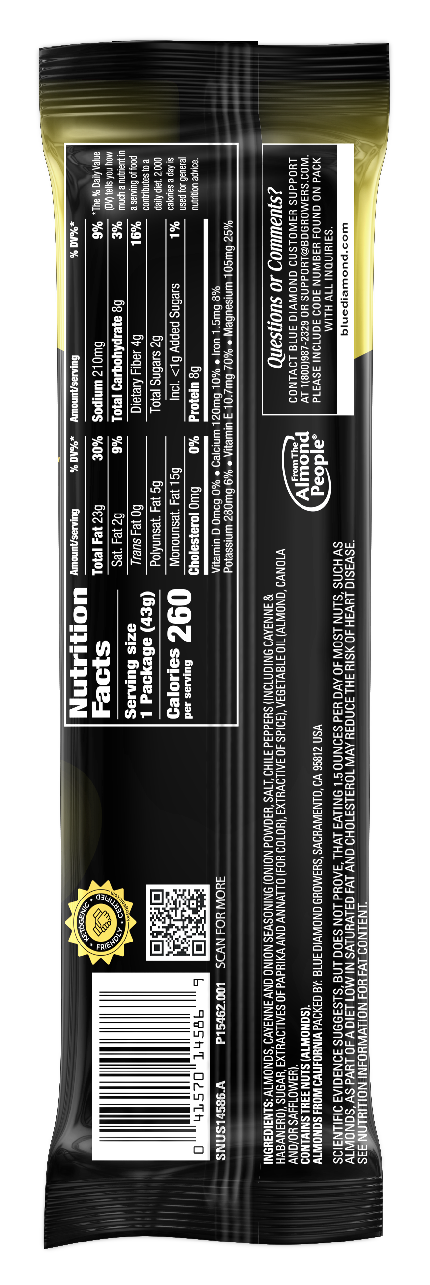 Blue Diamond Xtremes Countertop Display Cayenne Pepper Ghost Pepper Carolina Reaper-36 Count-3/Case