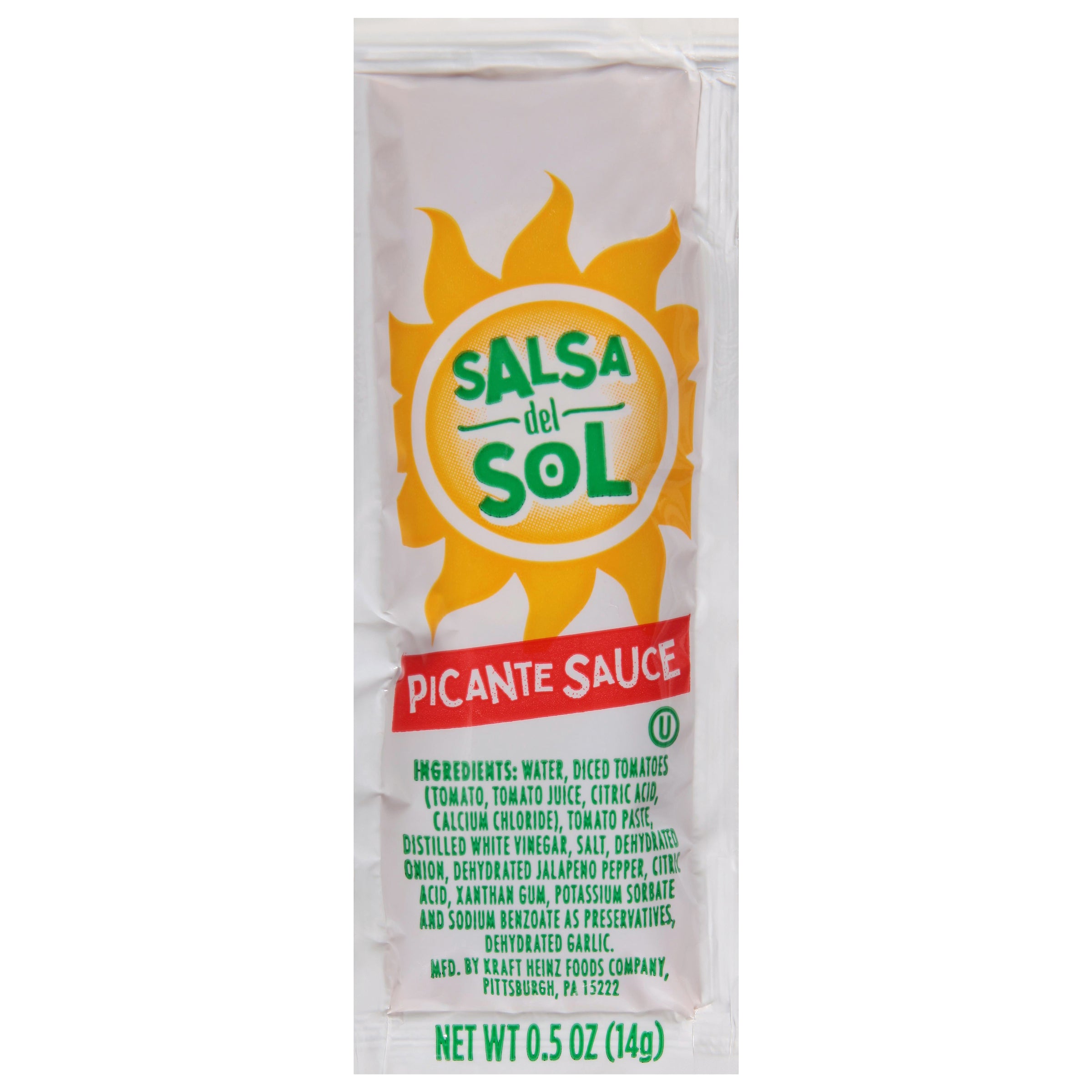 Salsa Del Sol Picante Hot Sauce Single Serve Packets-6.25 lb.-1