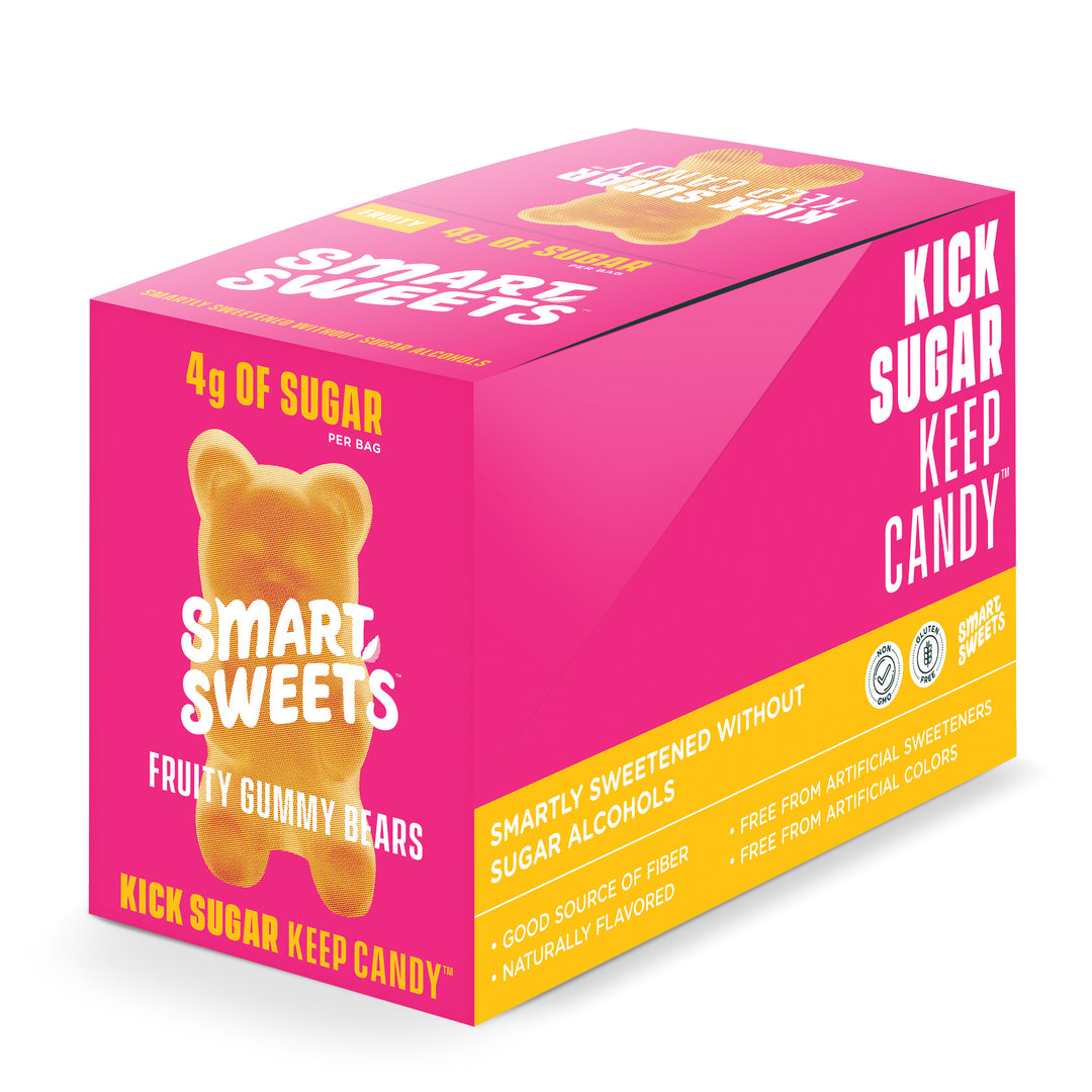 Smartsweets Fruity Gummy Bears-1.8 oz.-12/Box-6/Case