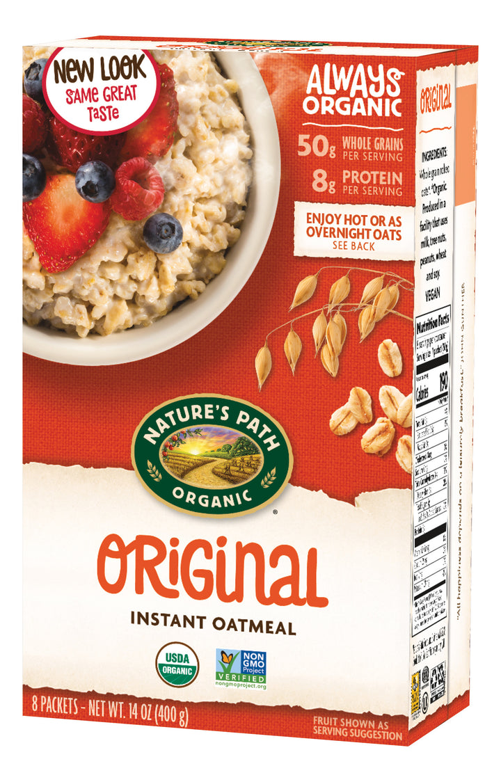 Nature's Path Hot Oatmeal Original Sugar Free-14 oz.-6/Case