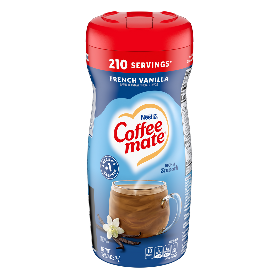 Coffee Mate French Vanilla Powder Creamer-15 oz.-12/Case