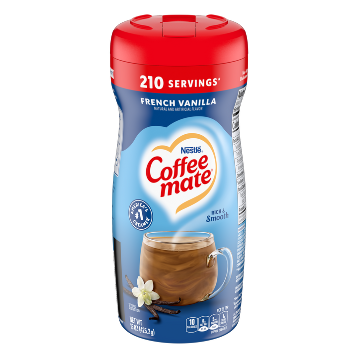 Coffee Mate French Vanilla Powder Creamer-15 oz.-12/Case