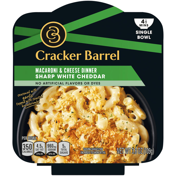 Cracker Barrel Liquid Dinner White Cheddar-3.8 oz.-6/Case