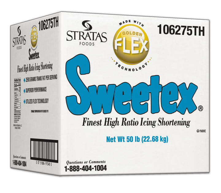 Sweetex Golden Flex Icing Shortening-50 lb.-1/Case