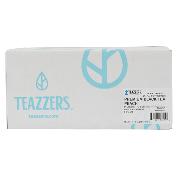 Teazzers Black Peach Tea Premium-2 oz.-48/Case