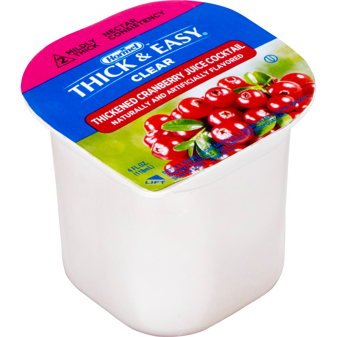 Thick & Easy Clear Thickened Cranberry Juice Cocktail-24 Count-1/Case