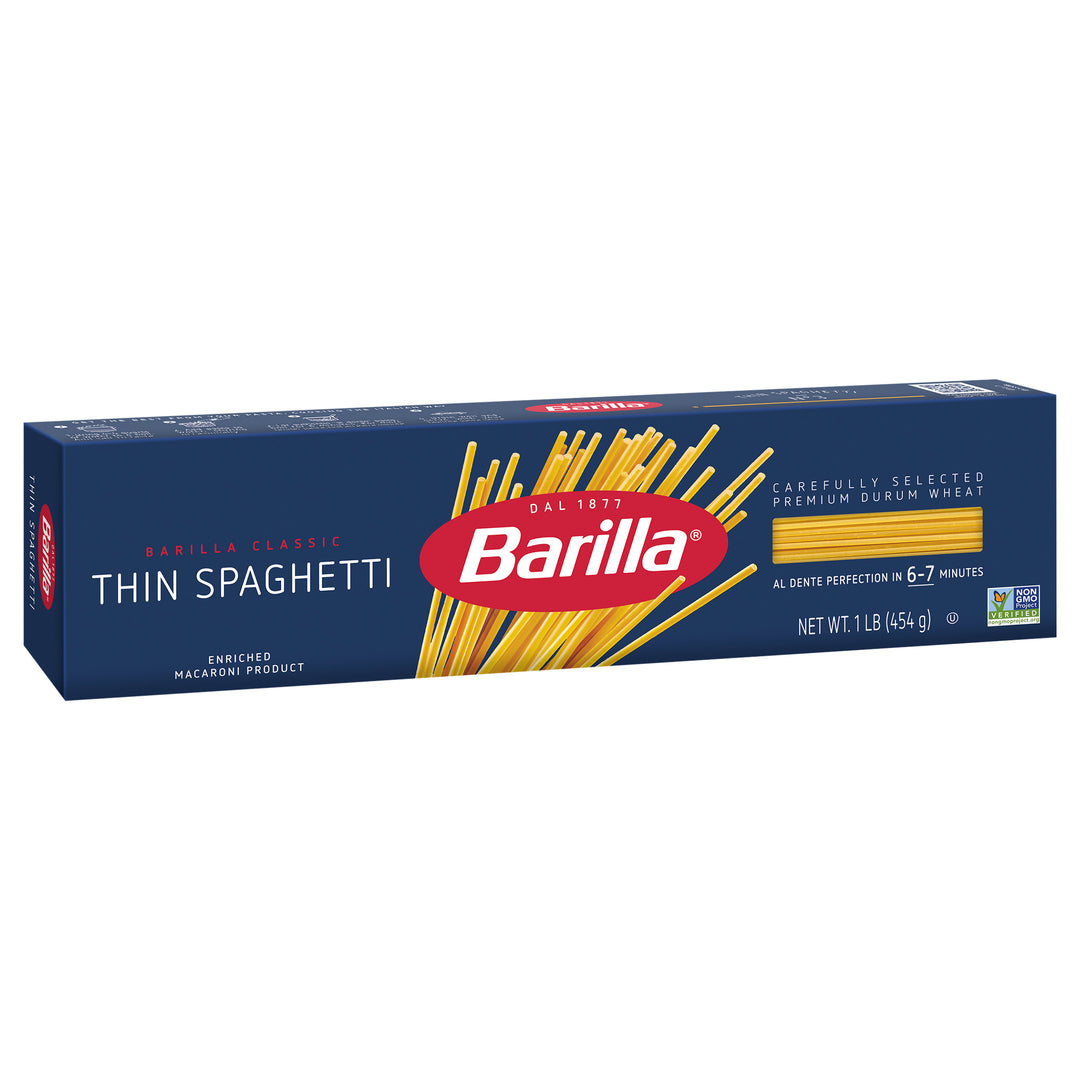 Barilla Thin Spaghetti Pasta-16 oz.-20/Case