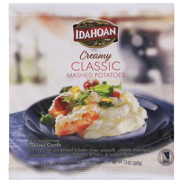 Idahoan Foods Creamy Classic Mashed Potatoes-13 oz.-24/Case
