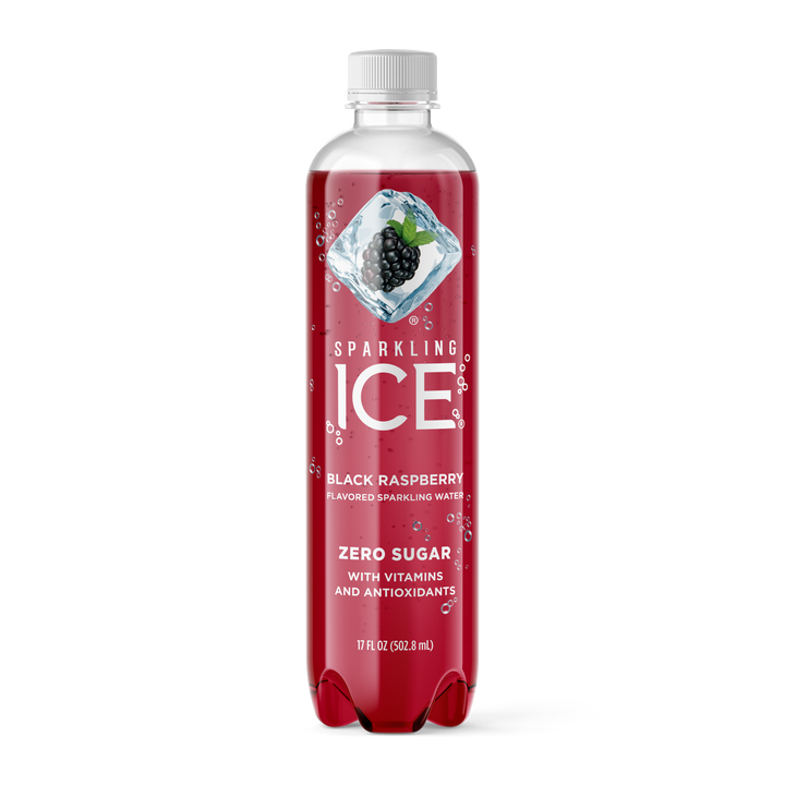 Sparkling Ice Black Raspberry Flavored Sparkling Water-17 fl oz.-12/Case