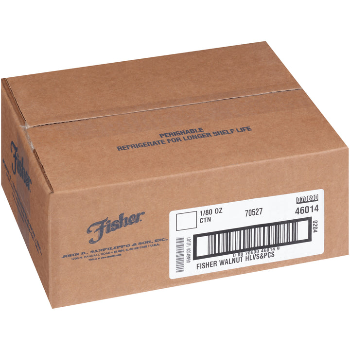 Fisher Walnut Halves And Pieces Combo-5 lb.-1/Case