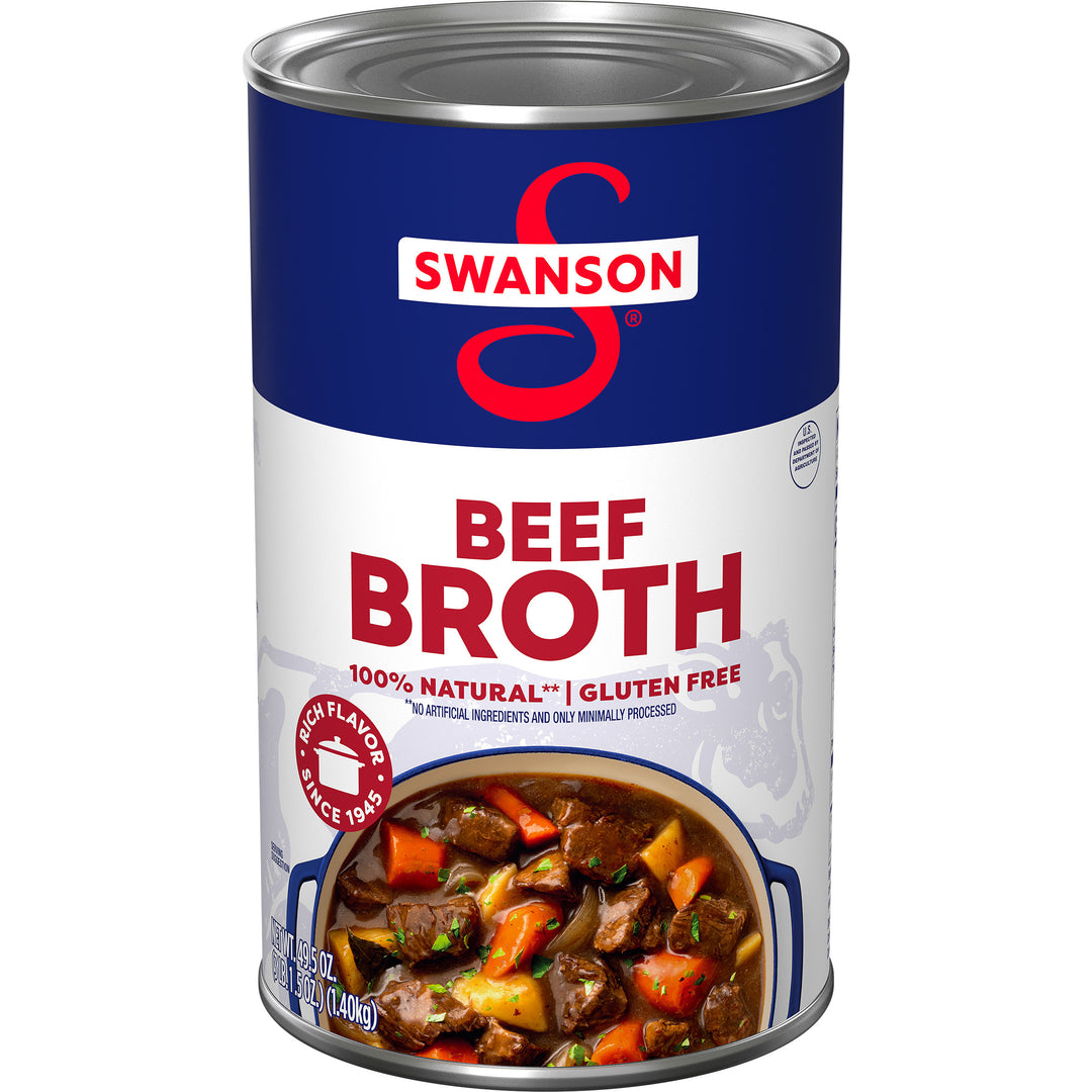 Swanson Beef Broth-49.5 oz.-12/Case