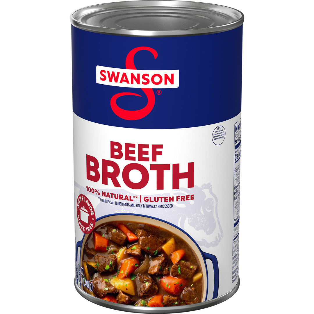 Swanson Beef Broth-49.5 oz.-12/Case