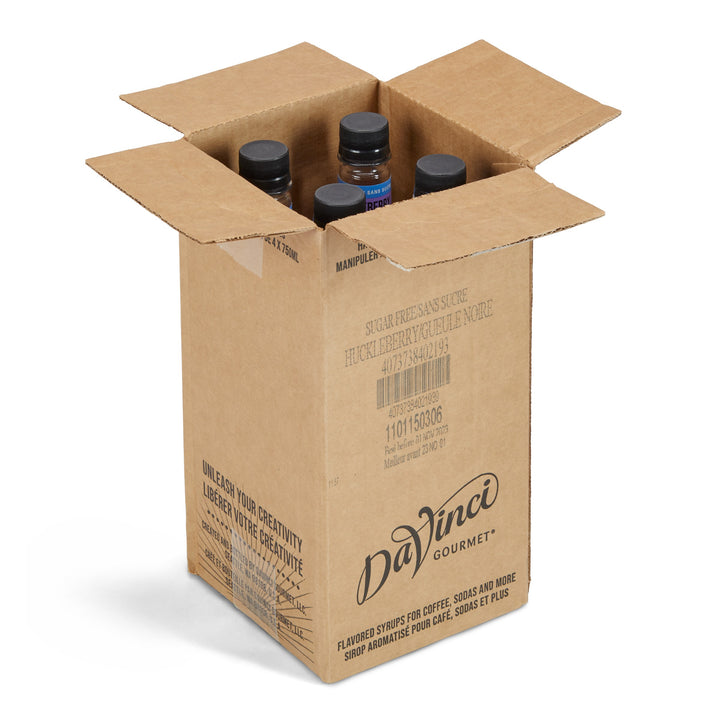 Davinci Gourmet Sugar Free Huckleberry Syrup-750 Milliliter-4/Case